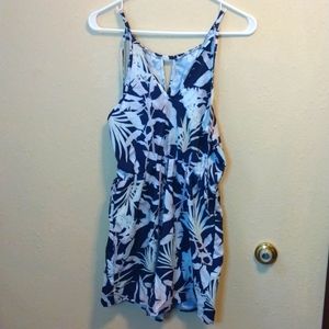 Floral print romper